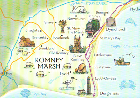 Romney Marsh Postcard